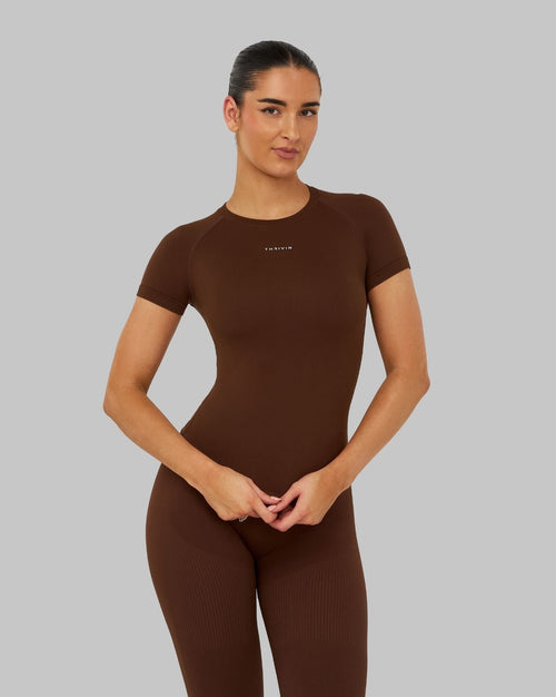 Compression T-shirt | Bourbon Brown